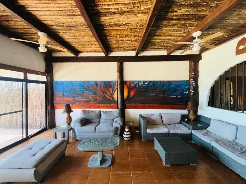 Chillaxing Beach Front House Villa Tulum